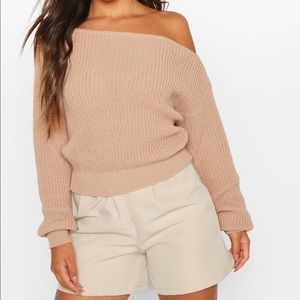Off the shoulder sweater